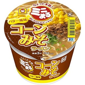 マルちゃん ミニまる コーン味噌ラーメンバター風味 49G×12個 (ミニサイズ)