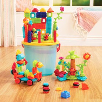 Battat 鬃毛積木_叢林冒險系列-128PCS