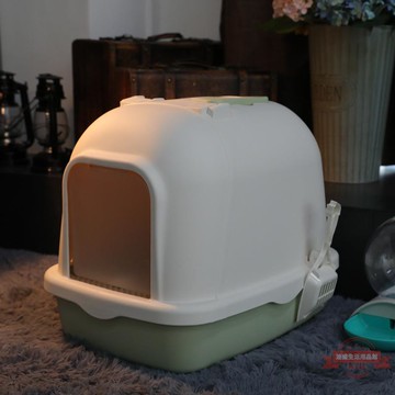 貓砂盆封閉式大號特大號除臭超大貓廁所半自動貓盆拉屎防臭貓咪