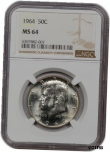 アンティークコイン NGC PCGS KENNEDY HALF DOLLAR SILVER MS CHOICE GEM BU