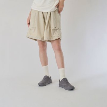 PROJEXT 彈力麂皮帆布鞋 灰色 休閒鞋 男女同款