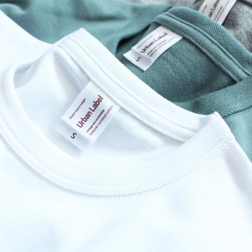 UL300g日本咔嘰三本針重磅 正肩純棉滾領碳素磨毛男女短袖圓領T恤