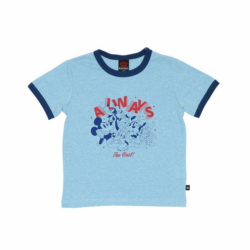 Babydoll ディズニー レトロプリントリンガーtシャツ 6549k 通販 Lineポイント最大10 0 Get Lineショッピング