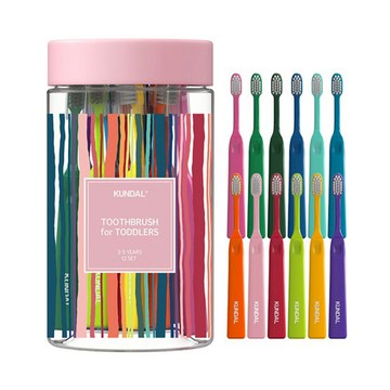 KUNDAL 昆黛爾 深層清潔極細刷毛幼童牙刷組  12支  1組