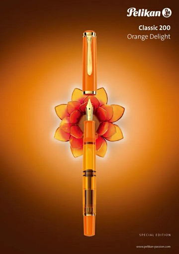 PELIKAN 百利金 M200 鋼筆-粉桔色(加贈原廠墨水)【APP滿額下單10%點數(單一帳號最高5000點)】1/31止