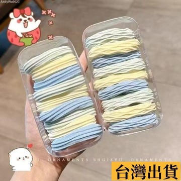 🌈台倉出庫🌈 【多巴胺】海鹽+豆沙+抹茶混裝高彈力綠高顔值髮繩多巴胺皮筋頭 UT9W