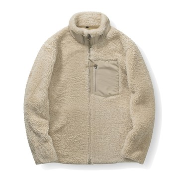 精品外流單！毛茸茸複合面料羊羔絨搖粒絨防風外套 / YKK拉鍊 / 男女皆可穿 / 加厚保暖羊羔毛 / 6色 / S-2XL【QTJBY440595】