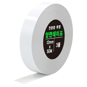 DADA高黏度棉紙雙面膠帶 12mm*50m 透明  3個