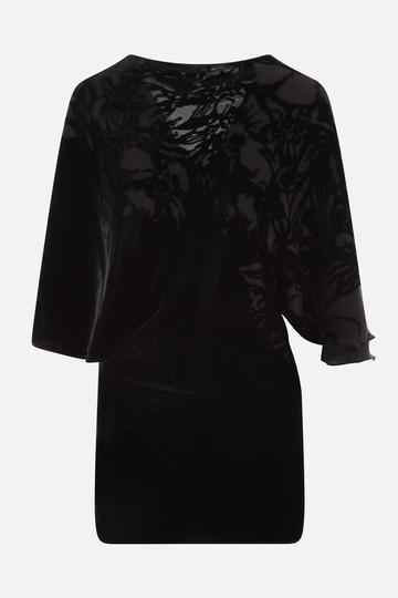 REV The Wek dévoré velvet minidress Woman