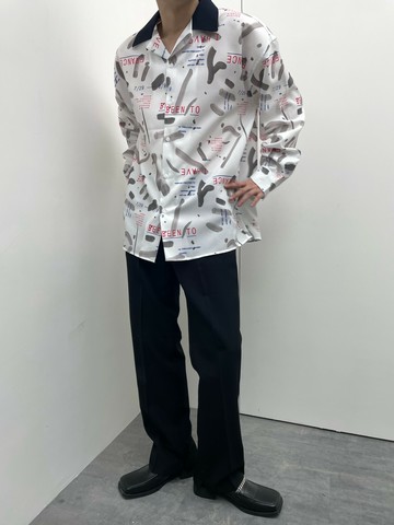 [1atm] France 滿版時髦襯衫