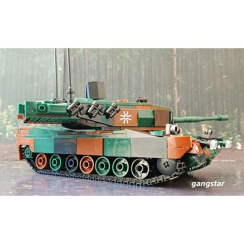 レゴ LEGO ブロック 互換 車 戦車 ドイツ レオパルド２A４/５ 主力戦車