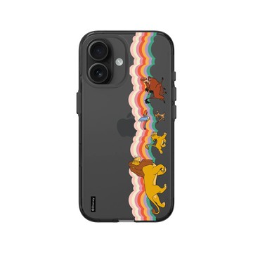 iPhone 16 Clear (相機按鈕) 酷墨灰 - Disney - Lion King 迪士尼-獅子王 - 獅子王 Le Roi lion - Hakuna Matata