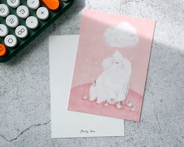 【你那邊在下雨嗎】明信片 | 柔軟又毛茸茸的小日子系列