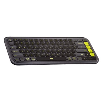 logitech 羅技 POP ICON KEYS 無線鍵盤  YR0101  潮玩黑  矮軸