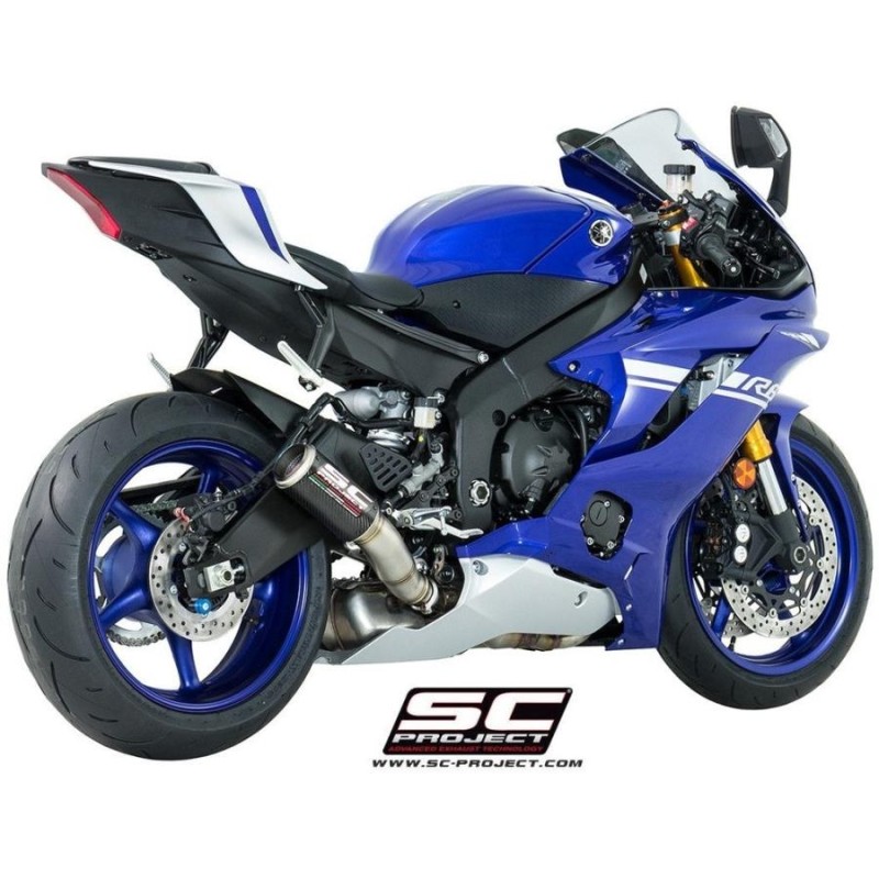 SC-PROJECT SCプロジェクト CR-Tスリップオンサイレンサー “ハイポジション” 本体材質：カーボン YZF-R6 YZF-R6 RACE  BASE YAMAHA ヤマハ YAMAHA ヤマハ LINEショッピング