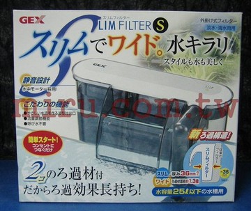 【西高地水族坊】日本GEX五味薄型外掛過濾-S