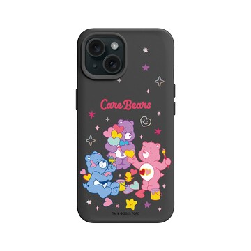 iPhone 15 SolidX 黑 - Care Bears - 繪圖趣