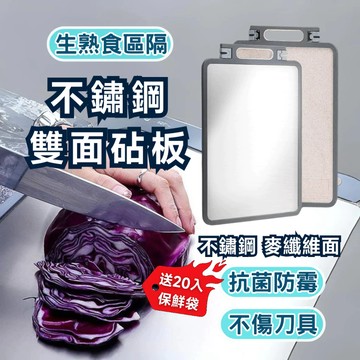 【台灣現貨】不鏽鋼砧板 砧板 不鏽鋼雙面砧板 防霉砧板 雙面砧板 304不鏽鋼  粘版 沾板 切菜板 菜板 生熟食