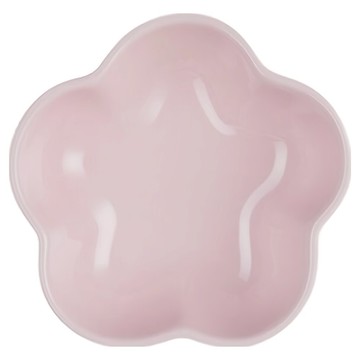 LE CREUSET 花型盤  1個  雪紡粉  小(12.2 x 12.2 x 4cm)