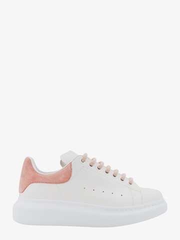 Leather sneakers with suede patch - ALEXANDER MCQUEEN - gender_Woman