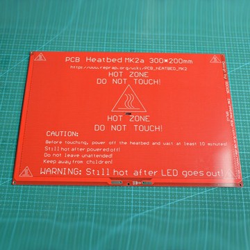 3D打印機配件 PCB長方形熱床 MK2A 300*200平臺加熱板 隔熱板