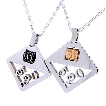 【Charme】316L鋼 愛情密碼 時尚情人對鍊