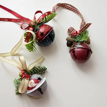 台灣公司貨 免運 可開票 圣誕老人鈴鐺風鈴掛件圣誕雪人鐵藝鈴鐺吊飾圣誕裝飾品壁掛