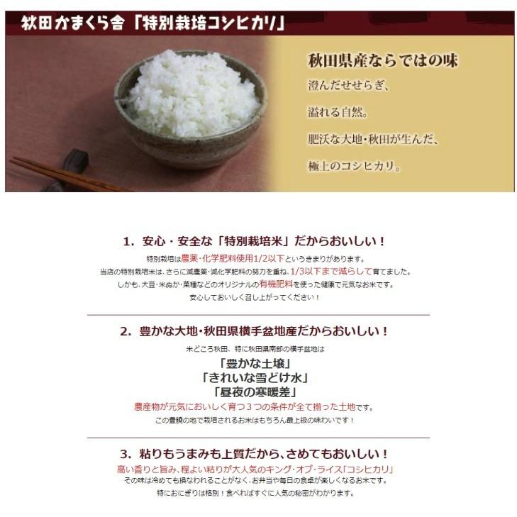 令和5年産 コシヒカリ 10kg （5kg×2袋） 白米 精米済 愛和自然農法研究会 減農薬 減化学肥料 秋田 送料無料