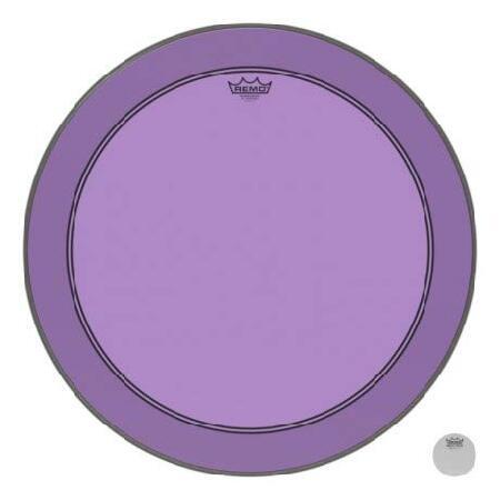 Remo Colortone Purple Powerstroke P3 Colortone 26" Bass Drum Head 並行輸入品