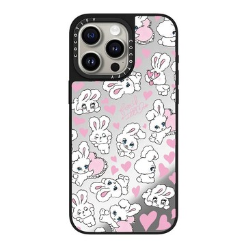 愛心兔 iPhone17Promax手機殼 蘋果16Pro防摔殼i15保護殼i14硬殼i13