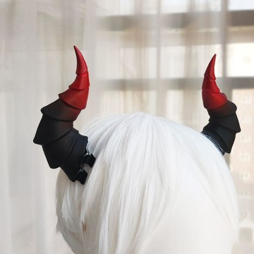 【蜜糖の帽子 】臺灣出貨萬聖節頭飾髮夾cosplay惡魔角道具萬用角獸裝oc私設furry福瑞頭角