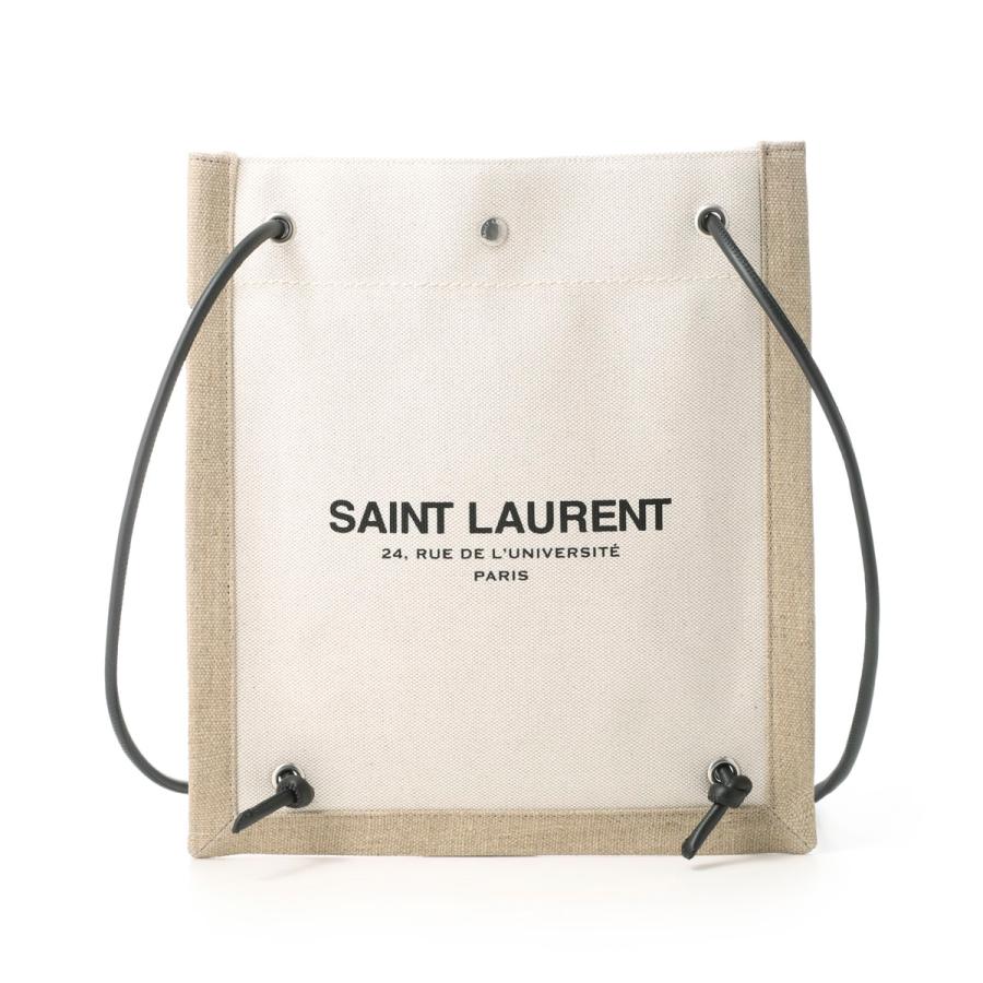 Saint Laurent UNIVERSITE フラット クロスボディバッグ キャンバス