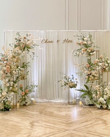 【婚禮佈置】金屬花架款佈置檔期預訂─中彰地區