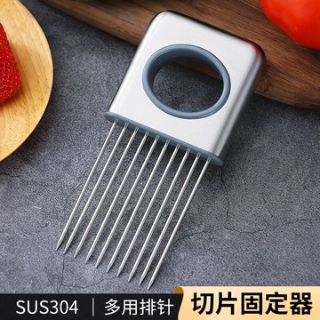 304不銹鋼松肉針家用牛排扎肉器牛排工具嫩肉器扎肉器切檸檬神器