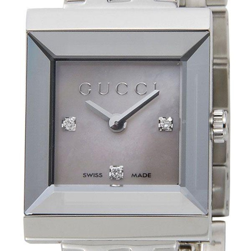 グッチ GUCCI 腕時計 YA128401 G-Frame G-フレーム ピンクシェル 3P