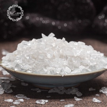 水晶手鍊消磁石 天然白水晶碎石 水晶淨化 消磁石50g