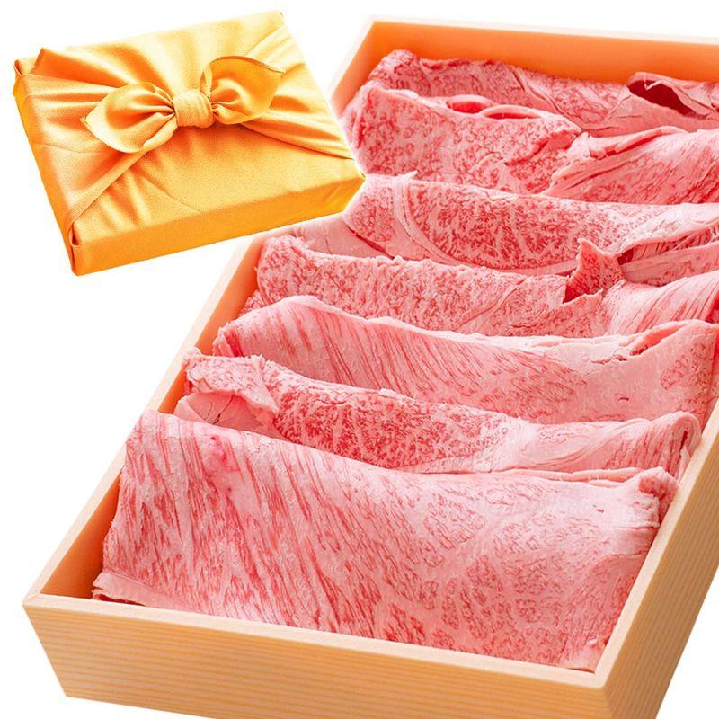 ミートたまや 宮崎牛もしくは佐賀牛 A5ランク 肩ロース すき焼き 肉 ギフト 700g 風呂敷 クラシタ A5等級 しゃぶしゃぶも 和牛