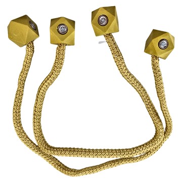 磁吸窗簾扣 Set  金黃色  1組