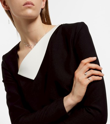 Persée Floating 18kt white gold ring with diamonds