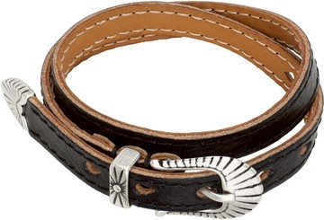 OUR LEGACY 黑色 Cowboy Wrap Around 手环