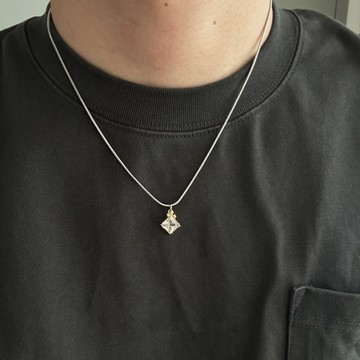 十字架吊墜項鍊時尚個性嘻哈潮流男女項鍊