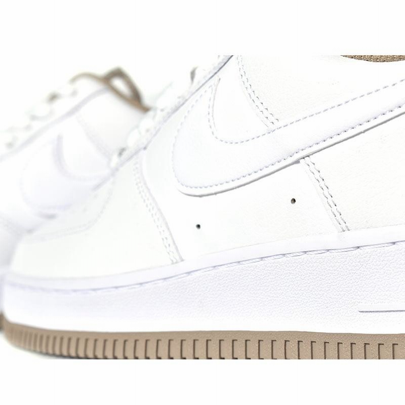 NIKE AIR FORCE 1 '07 White Taupe ナイキ エアフォース スニーカー ( 白 ホワイト ベージュ 緑 カーキ  DR9867-100 ) | LINEショッピング