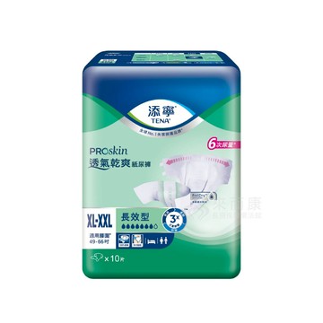來而康 tena 添寧 全透氣紙尿褲 長效型 xxl號 10片/包 6包/箱販售 黏貼式 成人 紙尿