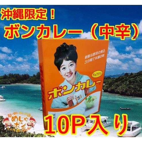 沖縄 沖縄限定 新鮮な野菜の煮込み お土産 おすすめ ボンカレー（中辛）×10個セット