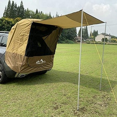Kadahis 車用タープ カーサイドタープ 日よけカーテント 2人用 設営簡単 キャンプ テント アウトドア 公園 登山 車中泊 2本ポール付き イ 通販 Lineポイント最大get Lineショッピング