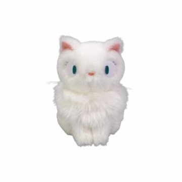 真愛日本 經典 亮絨絨毛娃 S 白貓 莉莉 坐姿 魔女宅急便 宮崎駿 吉卜力 娃娃 布偶
