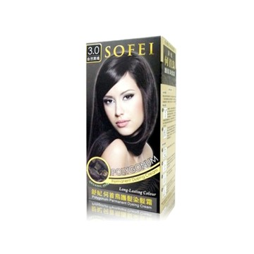 舒妃-何首烏護髮染髮霜-3.0自然黑褐 50ml+50ml+5ml