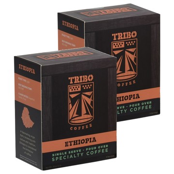 TRIBO COFFEE 濾掛式咖啡 衣索比亞 西達摩 淺焙  11g  5包  2盒