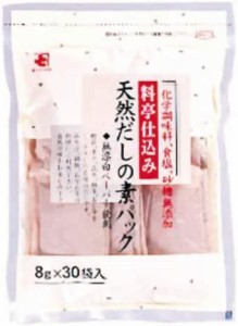 かね七 天然だしの素パック 240g (8g×30p)