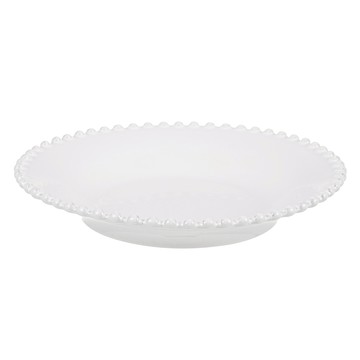 Costa Nova 珍珠系列 湯/義大利麵盤 24cm 白色  1個  白色的